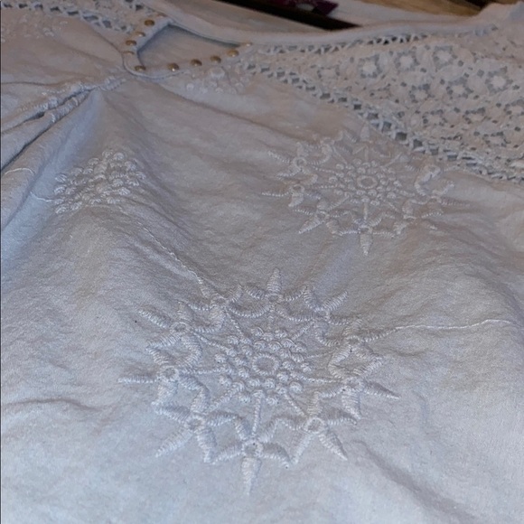 💜 Women's Light Blue Top - Picture 2 of 2